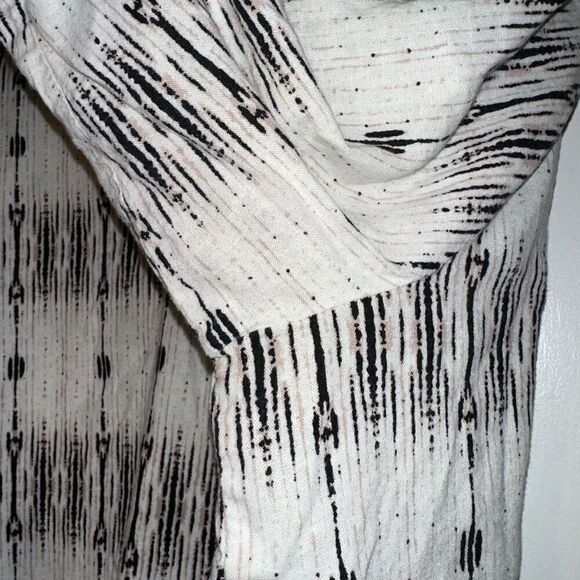 Cynthia Rowley Women’s Linen Blend Neutral Color Blouse Size 3XL - Picture 5 of 12